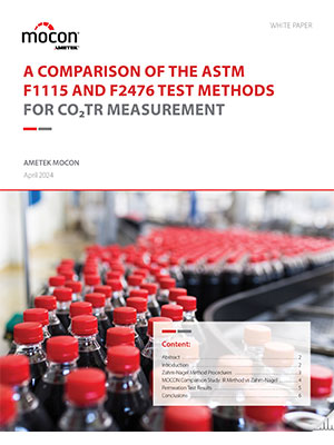 Un confronto tra i metodi di prova ASTM F1115 e F2476 per la misurazione della CO2 TR